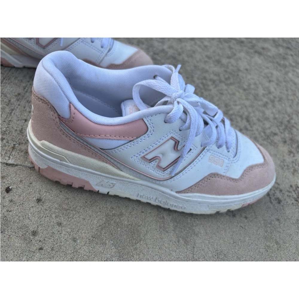 NEW BALANCE 550 PINK/WHITE SNEAKERS